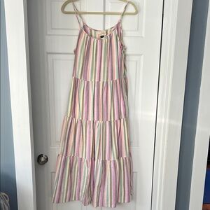Universal Thread Multicolor Striped Maxi Dress